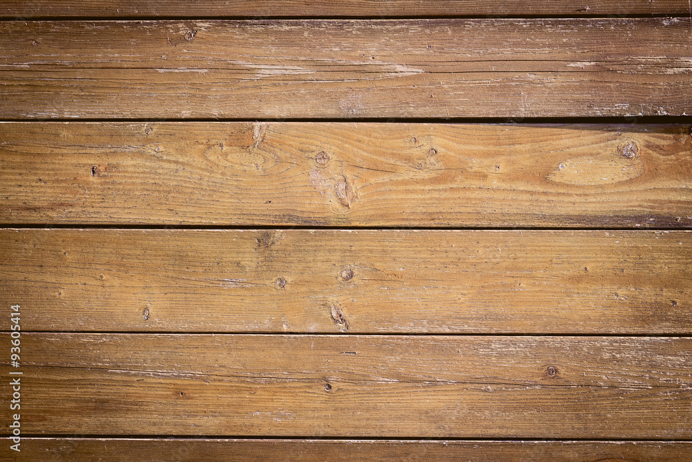 Fototapeta premium Old painted wood wall - texture or background
