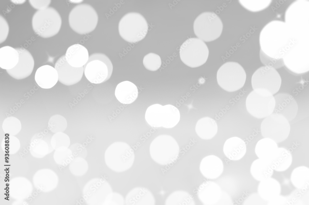 White circular bokeh background of Christmas lights
White circular bokeh background of Christmas lights