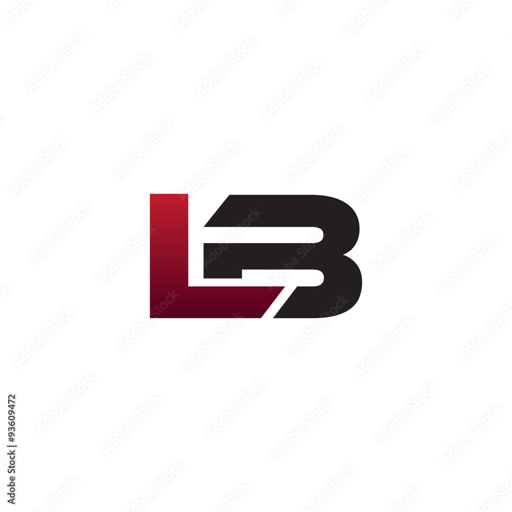Modern Initial Logo LB Modern Initial Logo LB