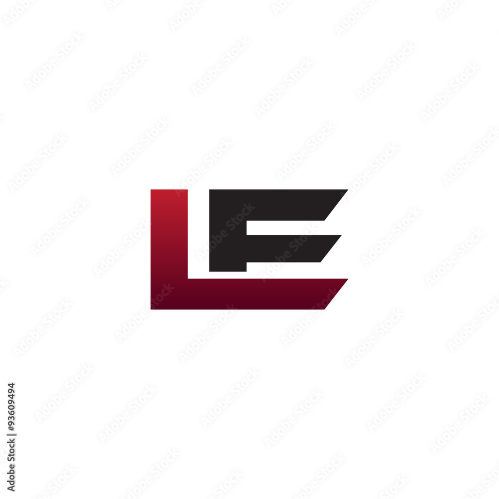 Modern Initial Logo LE Modern Initial Logo LE