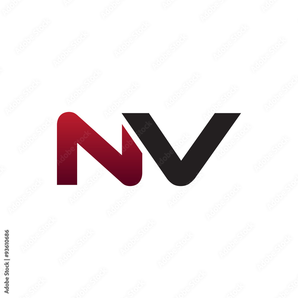 Modern Initial Logo NV Modern Initial Logo NV