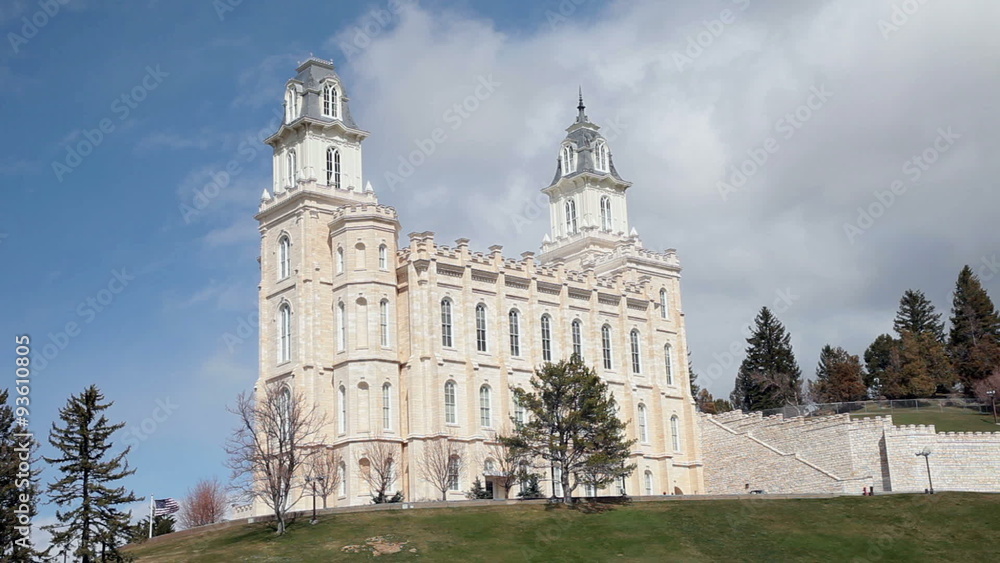 Mormon LDS Temple Manti Utah P HD 9105 Mormon LDS Temple Manti Utah P HD 9105