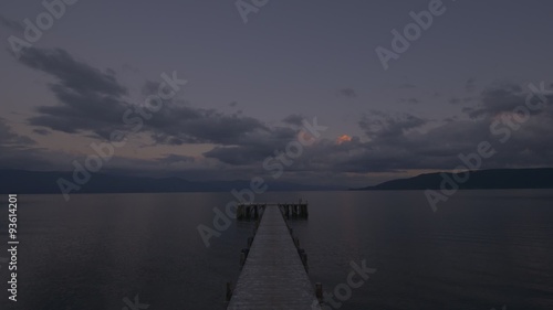 Timelapse Video , fulll hd , Lake Prespa, Macedonia photo