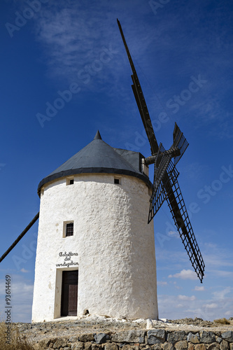 Windmills in Spain, La Mancha, famous Don Quijote location