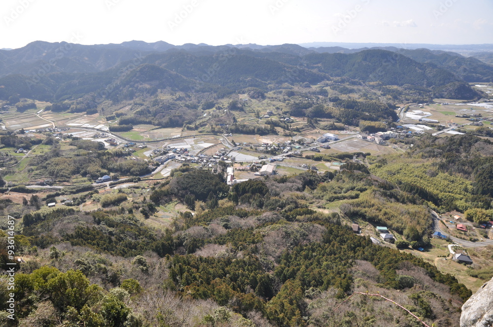 伊予ヶ岳山頂からの眺め　千葉県