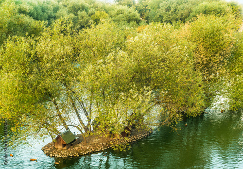 landscape with the duckhouse