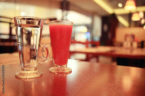 blurred background in restaurant © kichigin19