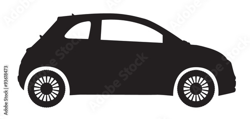Compact Car Silhouette