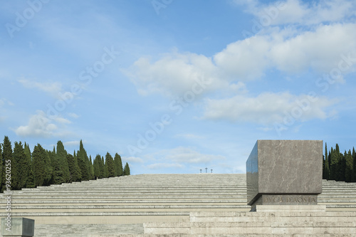 Photography The military shrine of Redipuglia, Italy