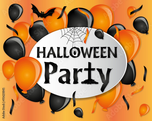 Halloween Party Karte