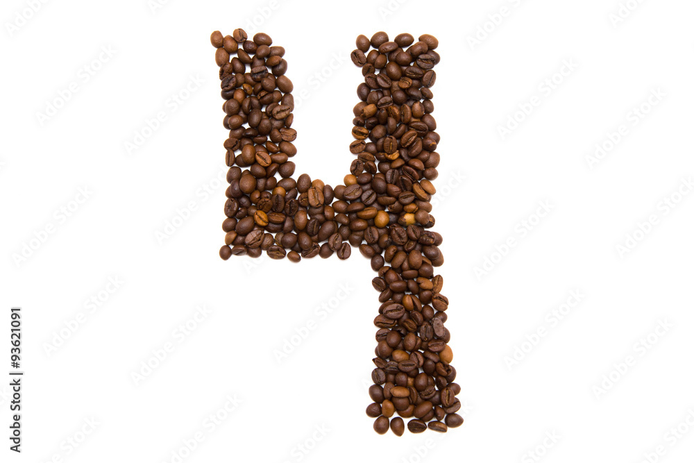 number four of coffee beans number four of coffee beans