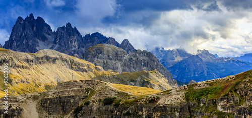 Summit of the Croda dei Toni in the Sesto Dolomites, South Tyrol, Italian Alps
