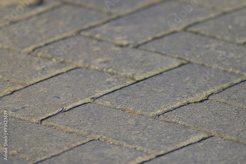 texture tile paved roadway