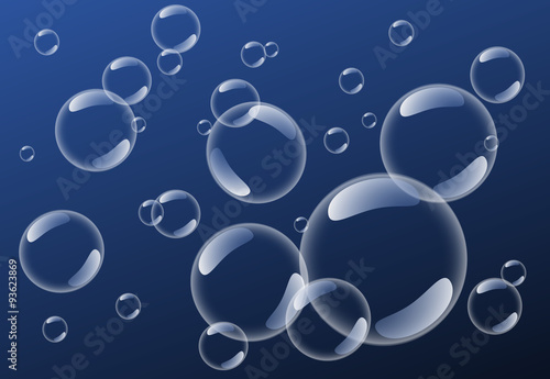 bubble in deep ocean