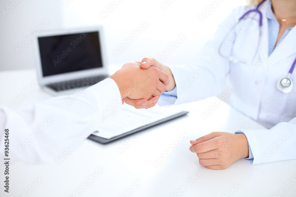 Partnership, trust and medical ethics concept Partnership, trust and medical ethics concept