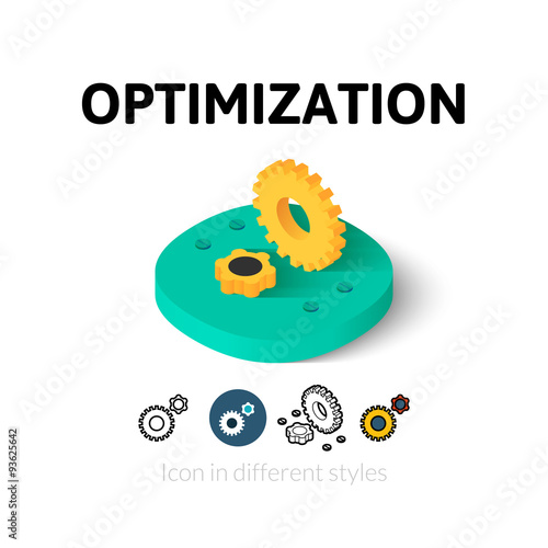 Optimization icon in different style