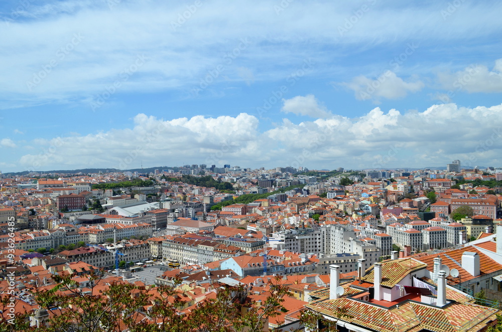 view on city Lisboa