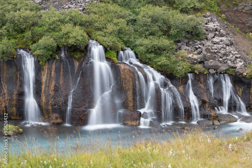 Hraunfossar Waterfalls