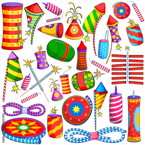 Colorful firecracker for Diwali