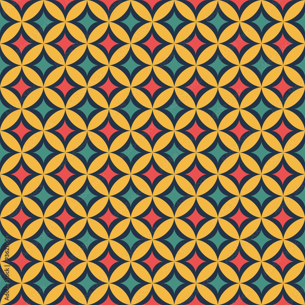 Fototapeta premium Geometric seamless pattern
