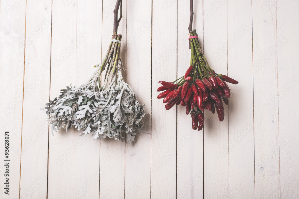 Naklejka premium Vintage flower decoration