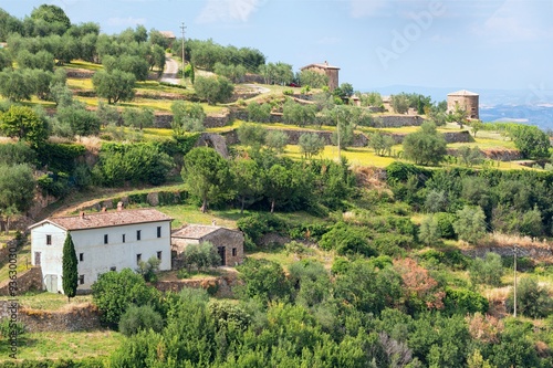 The picturesque Tuscan countryside