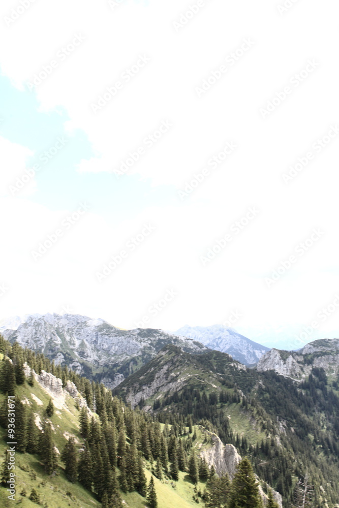 Obraz premium Blick vom Branderschrofen