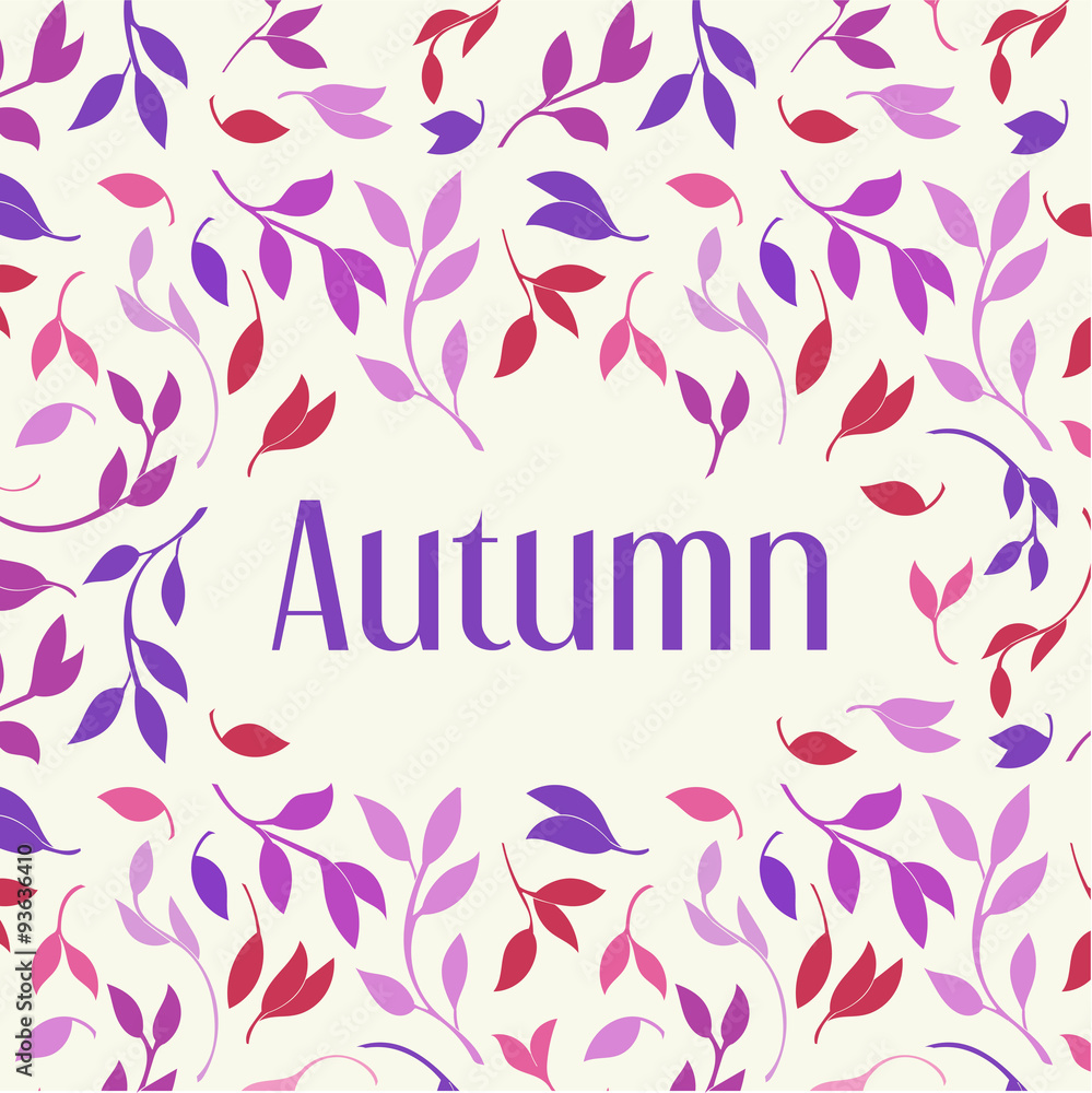 Obraz premium Leaves poster