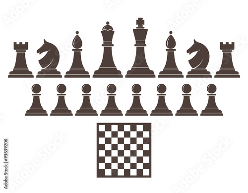 Chess. Icon set