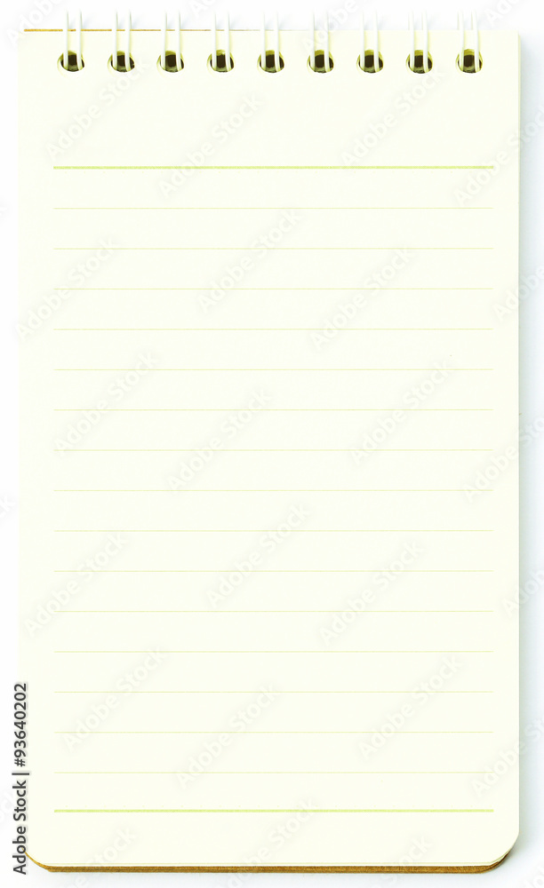 Yellow notebook Yellow notebook