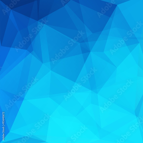 abstract background consisting of blue triangles