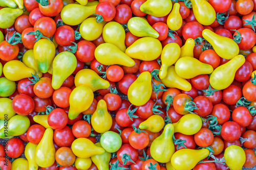 Ripe tomatoes background