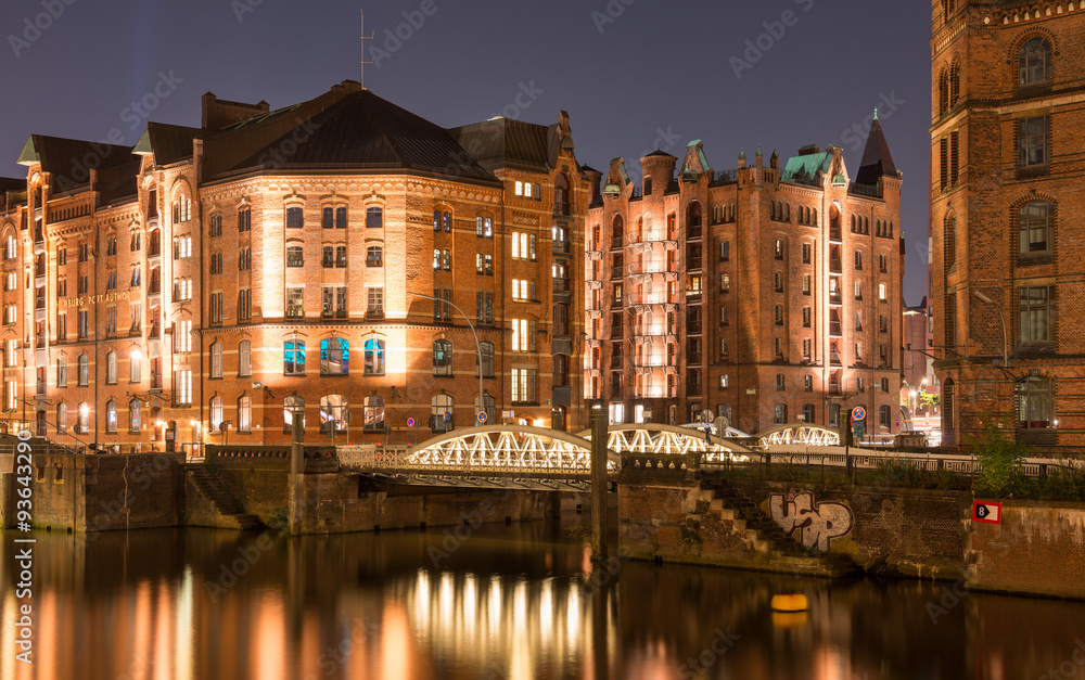 Famous Speicherstadt, Hamburg