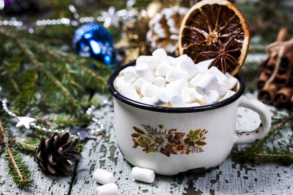 hot chocolate with marshmallows hot chocolate with marshmallows
