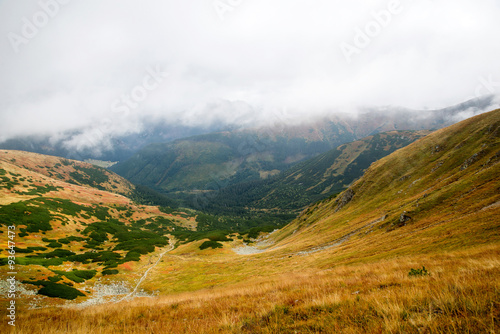 view from Volovec at Tatra mountains   © dk_photo