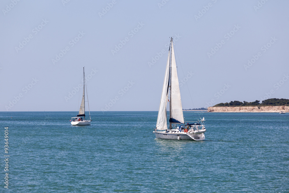Fototapeta premium Ah les petits bateaux...