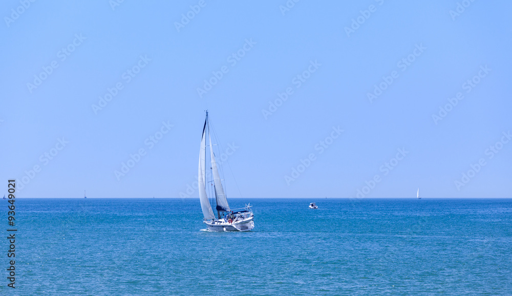 Obraz premium Ah les petits bateaux...