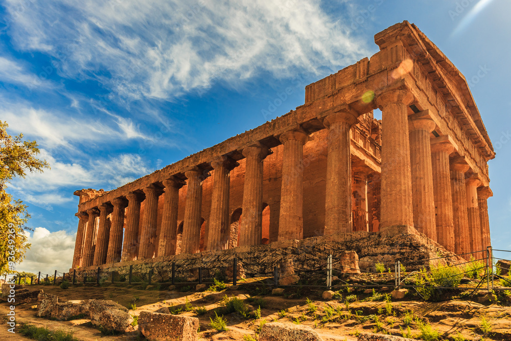 Valley of Temples, Agrigento Sicily in Italy