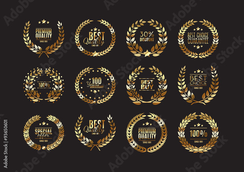 Premium quality laurel wreath collection