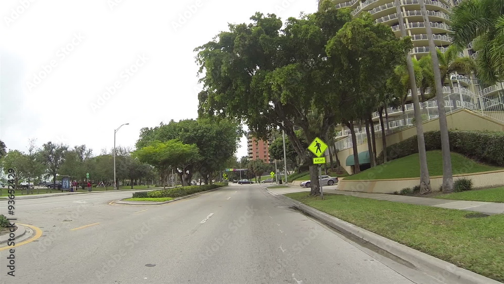 Coconut Grove Florida drive POV HD 0264 Coconut Grove Florida drive POV HD 0264