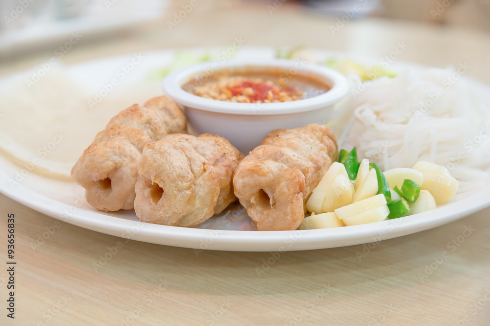 Nam-Nuang Vietnamese fusion food with herb and vegetable Nam-Nuang Vietnamese fusion food with herb and vegetable