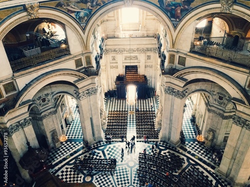 interior of st paul's cathedral photo