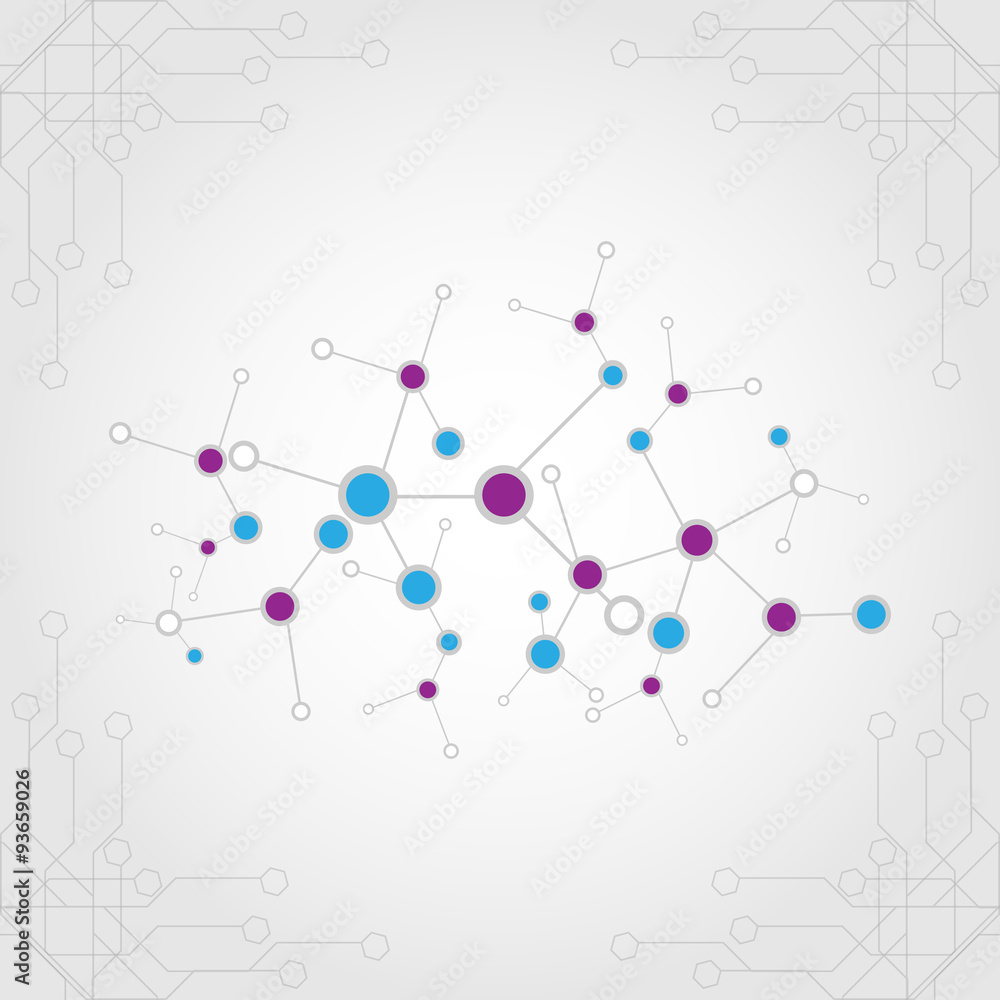abstract connection with circuit background.illustration vector abstract connection with circuit background.illustration vector