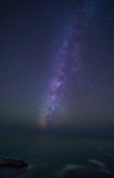 Milky Way over the Pacific ocean, California