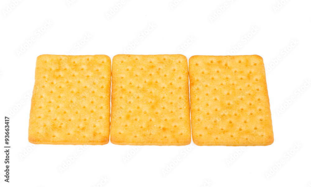 Cheese biscuits on white background Cheese biscuits on white background