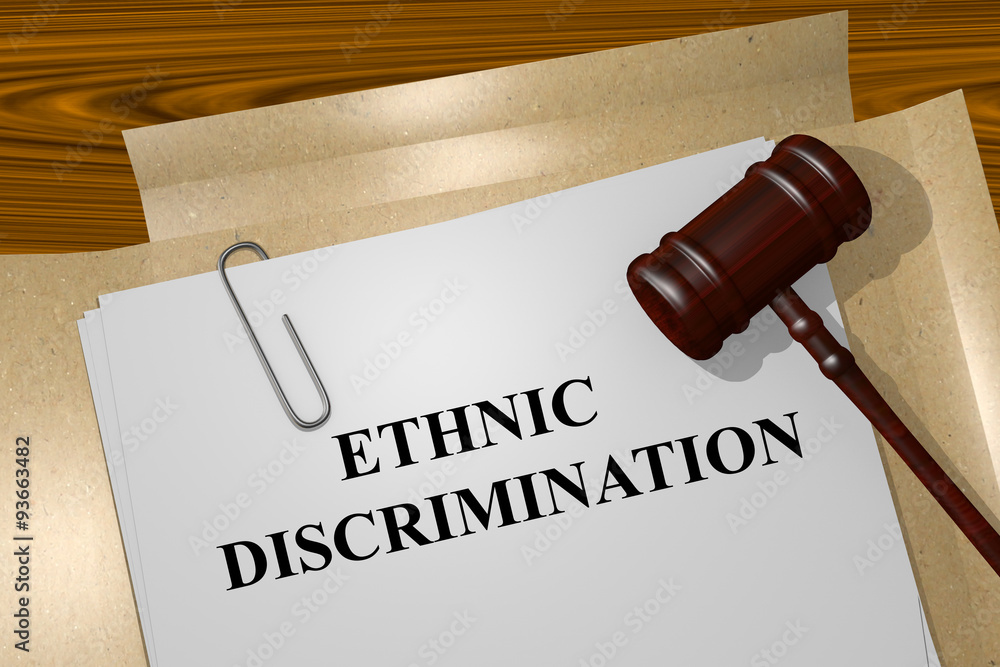 Ethnic Discrimination concept Ethnic Discrimination concept