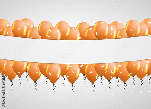 balloons on gray background