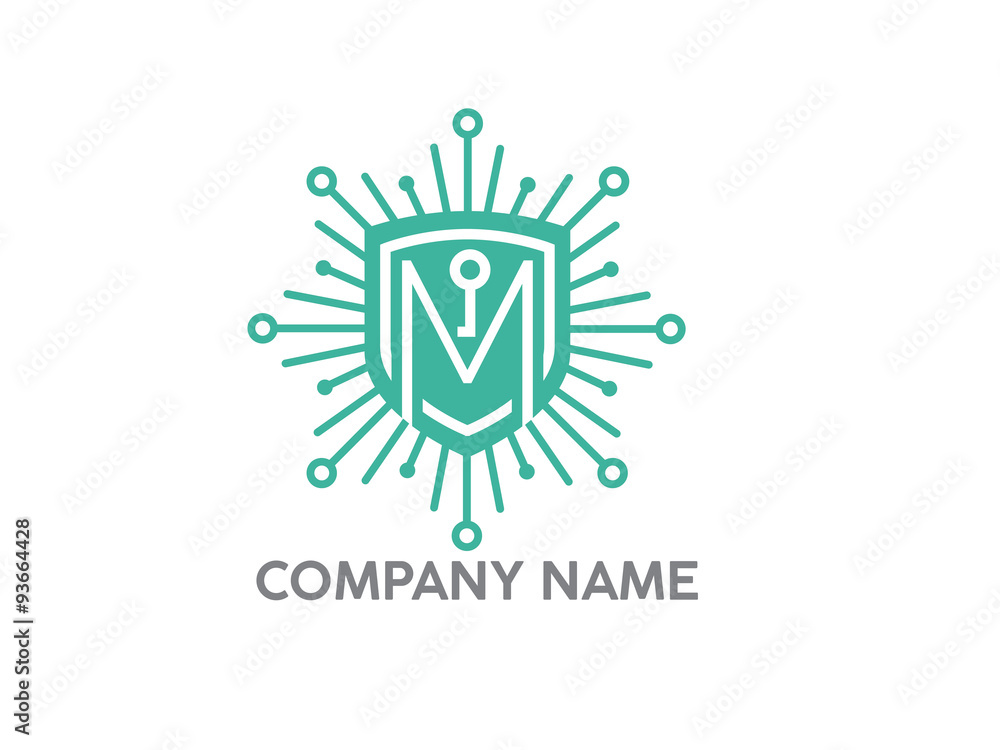 Fototapeta premium M logo