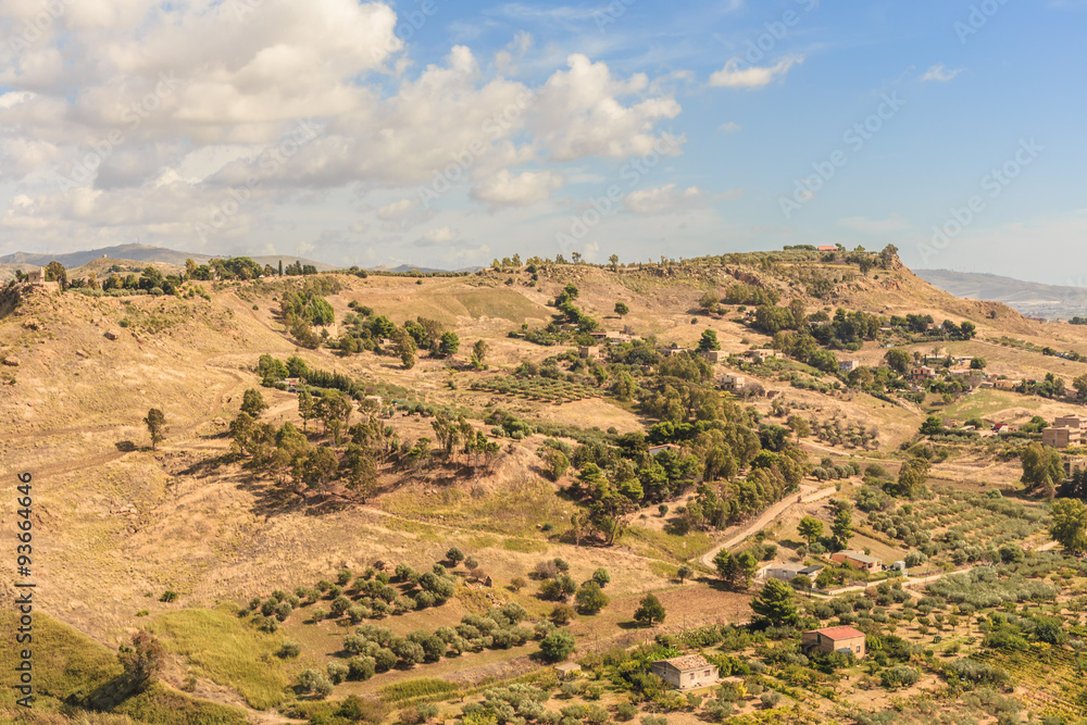 Mediterranean Agricento on Sicily, Italy