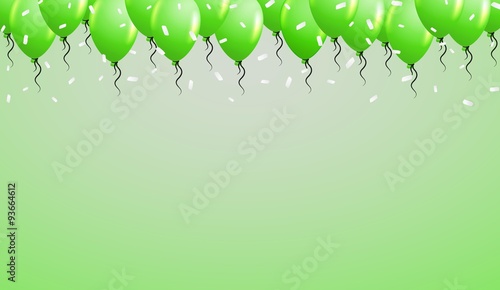 balloons on the top